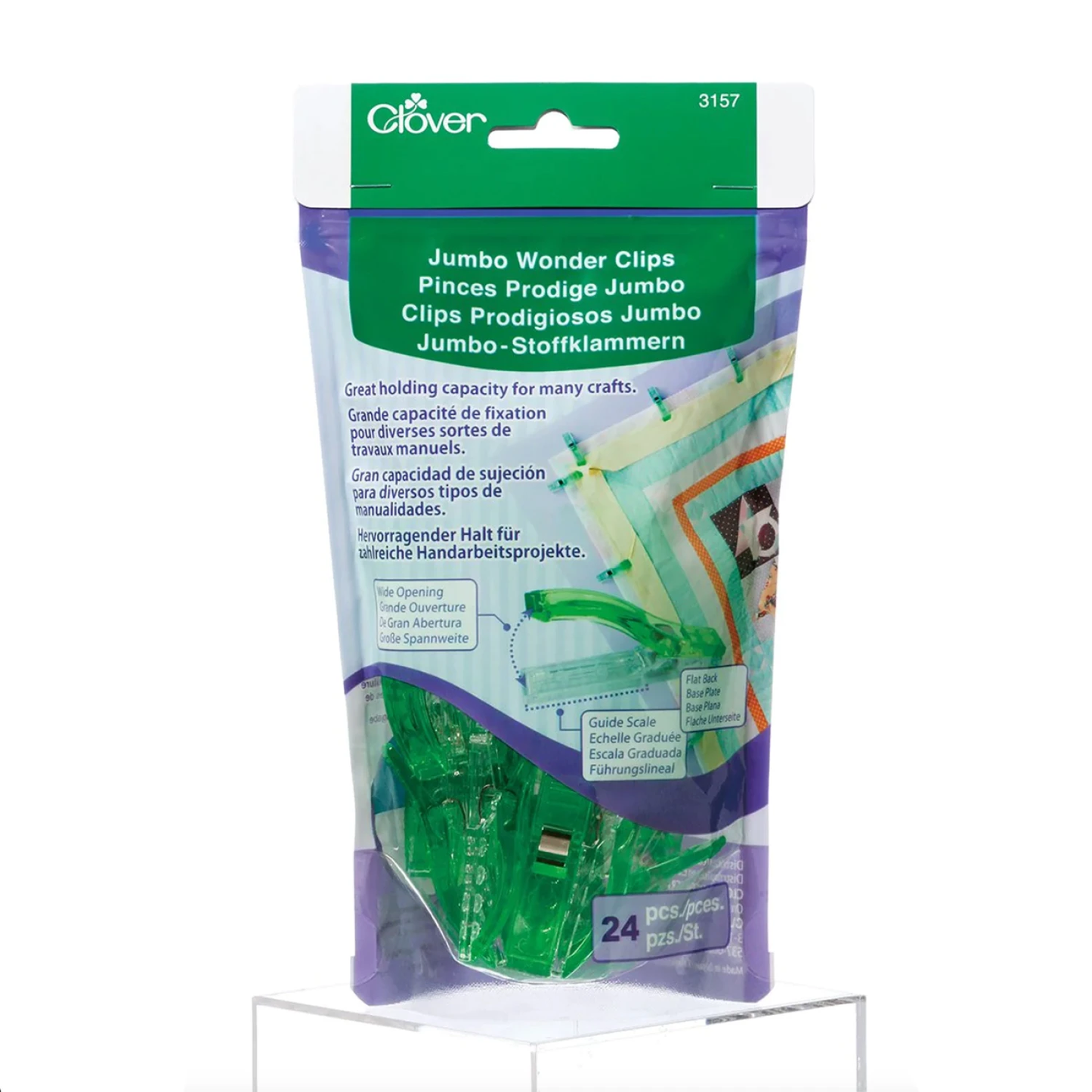 Wonder Clips Jumbo 24pk