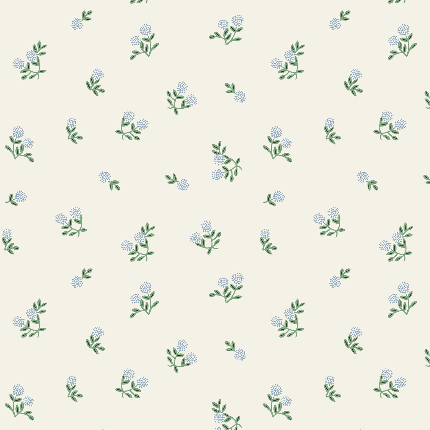 Home Sweet Home - Ditsy Hydrangea -Cream