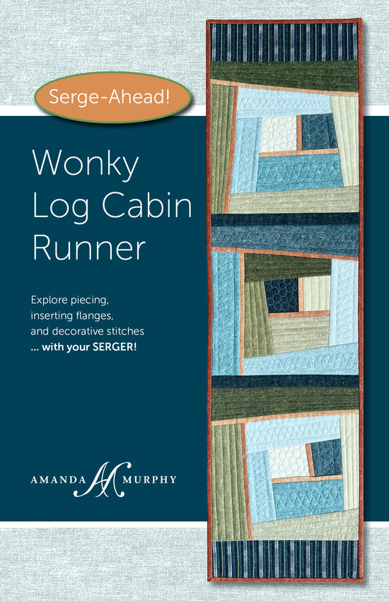 Wonky Log Cabin Runner