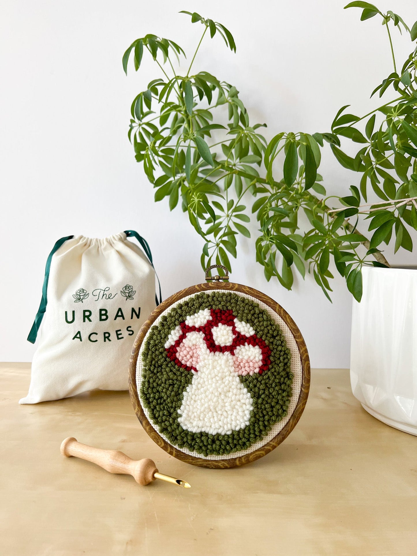 Punch Needle Kit - Mushroom