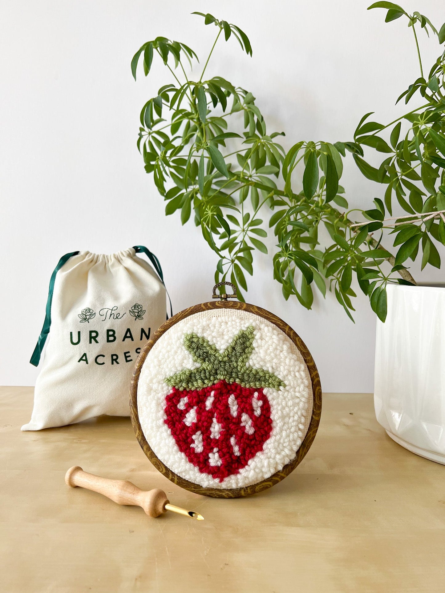Punch Needle Kit - Strawberry