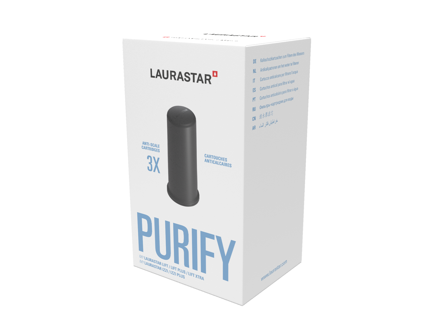 Anti-Scale Water Filter Cartridges Tripack - Lift / IZZI Series