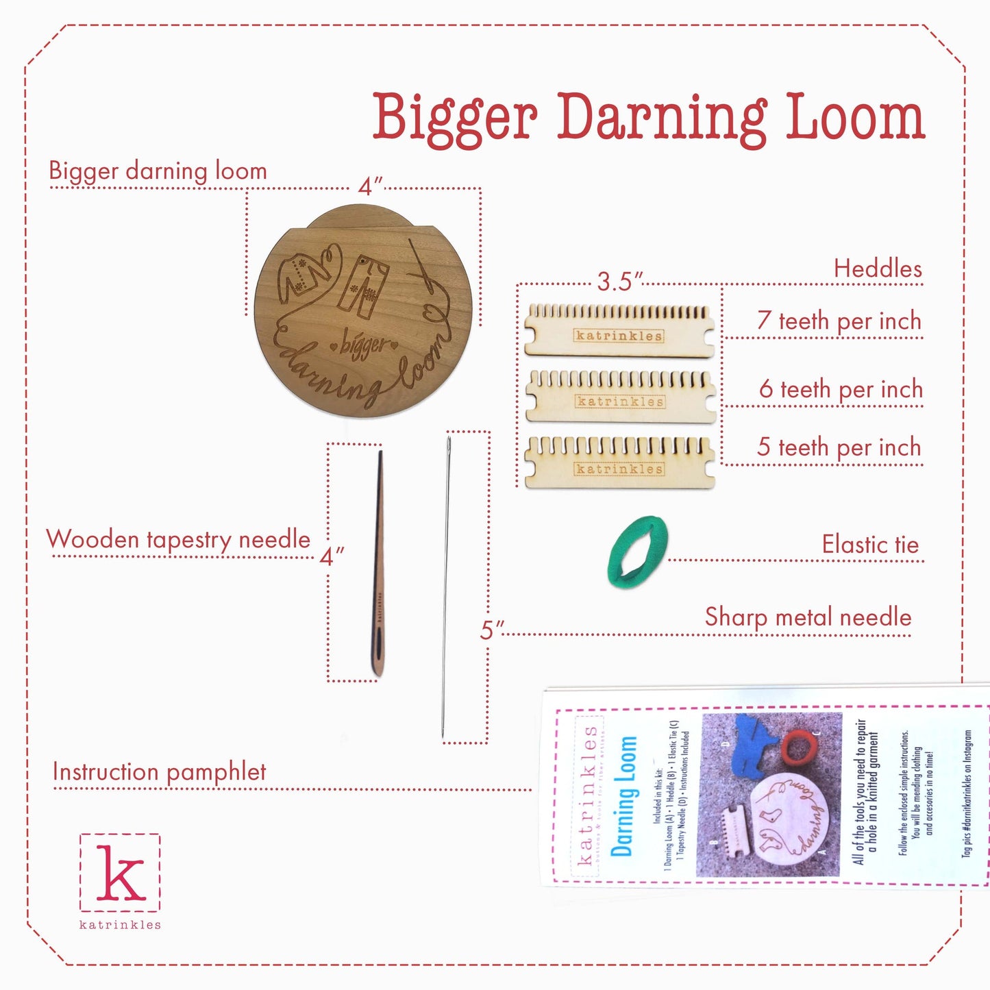 Darning & Mending Loom Large