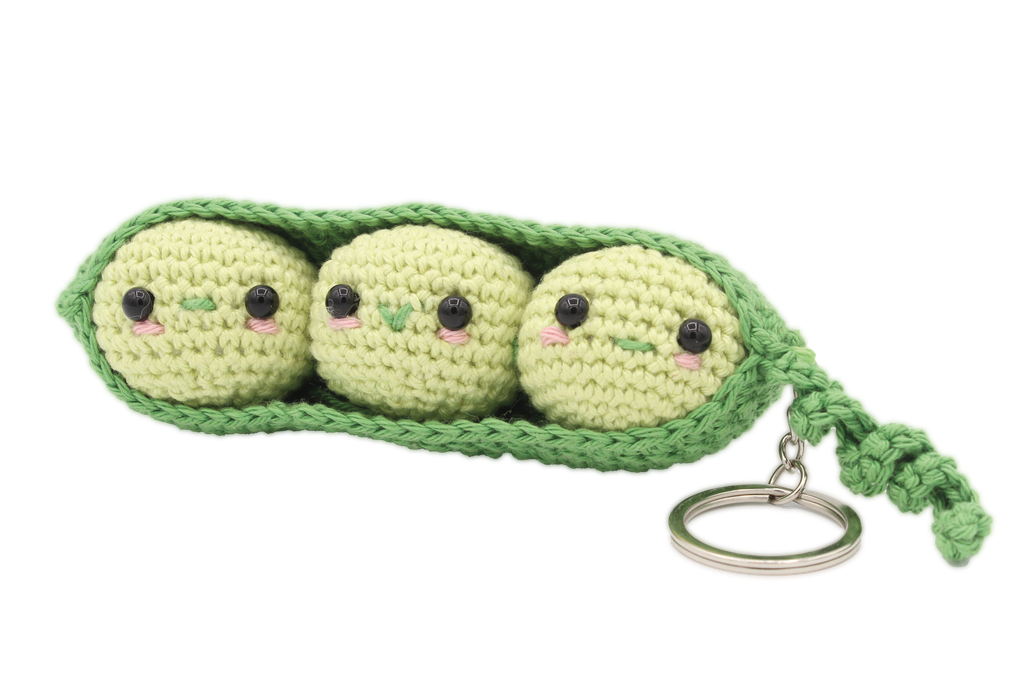 Peas in a Pod Keychain
