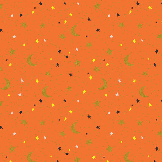 Halloween - October Night - Orange Metallic