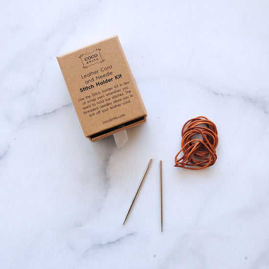 Cocoknits Leather Cord & Needle Kit