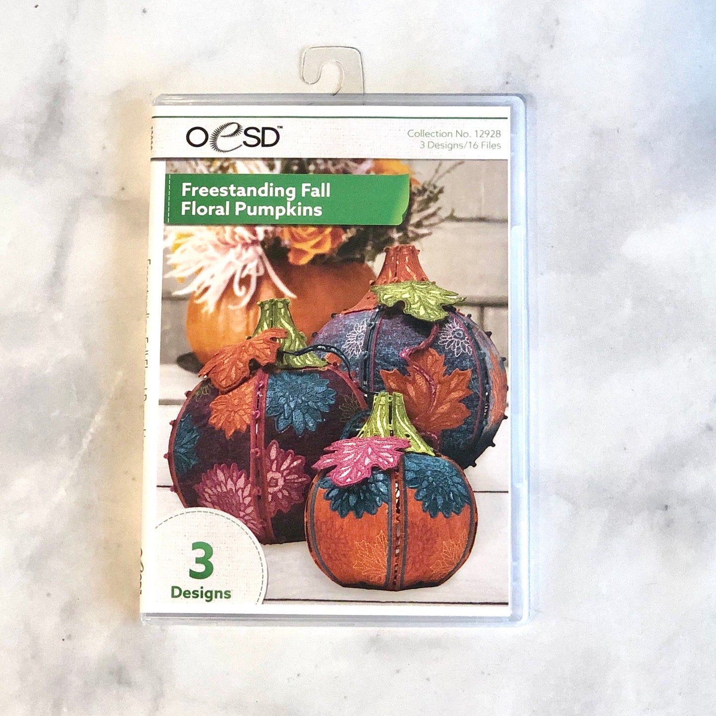 Freestanding Fall Floral Pumpkins CD