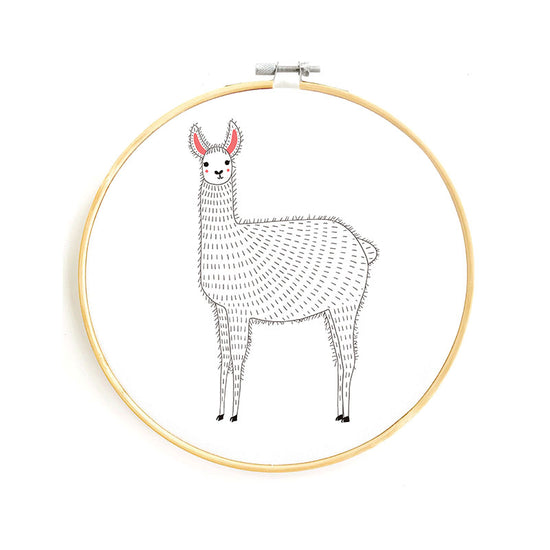 Llama Embroidery Sampler